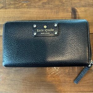 Kate Spade black wallet